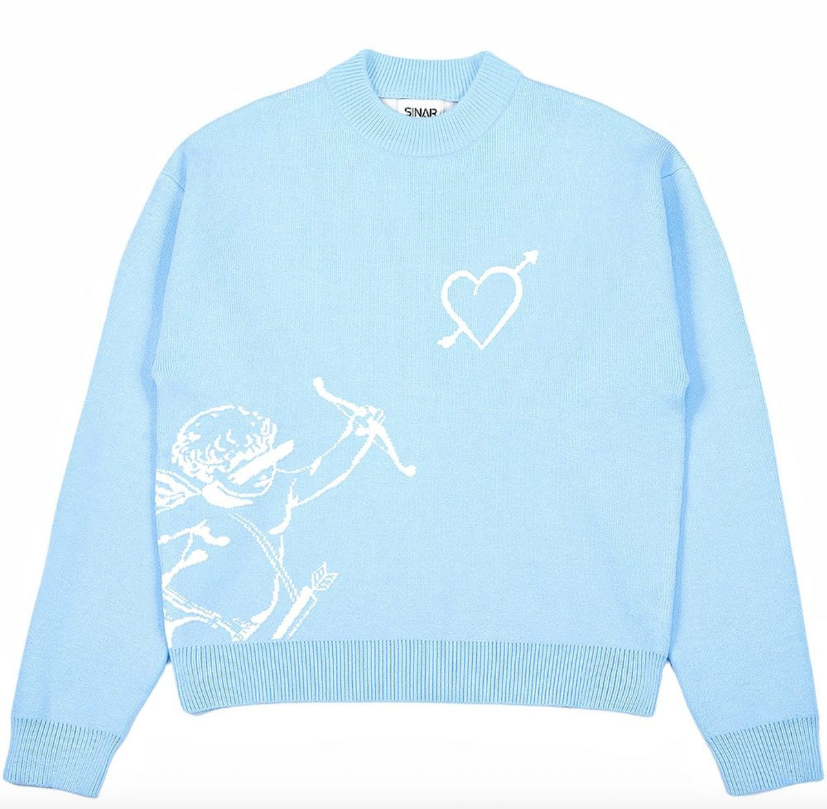 Men's Custom Logo Jacquard Pattern Sweater