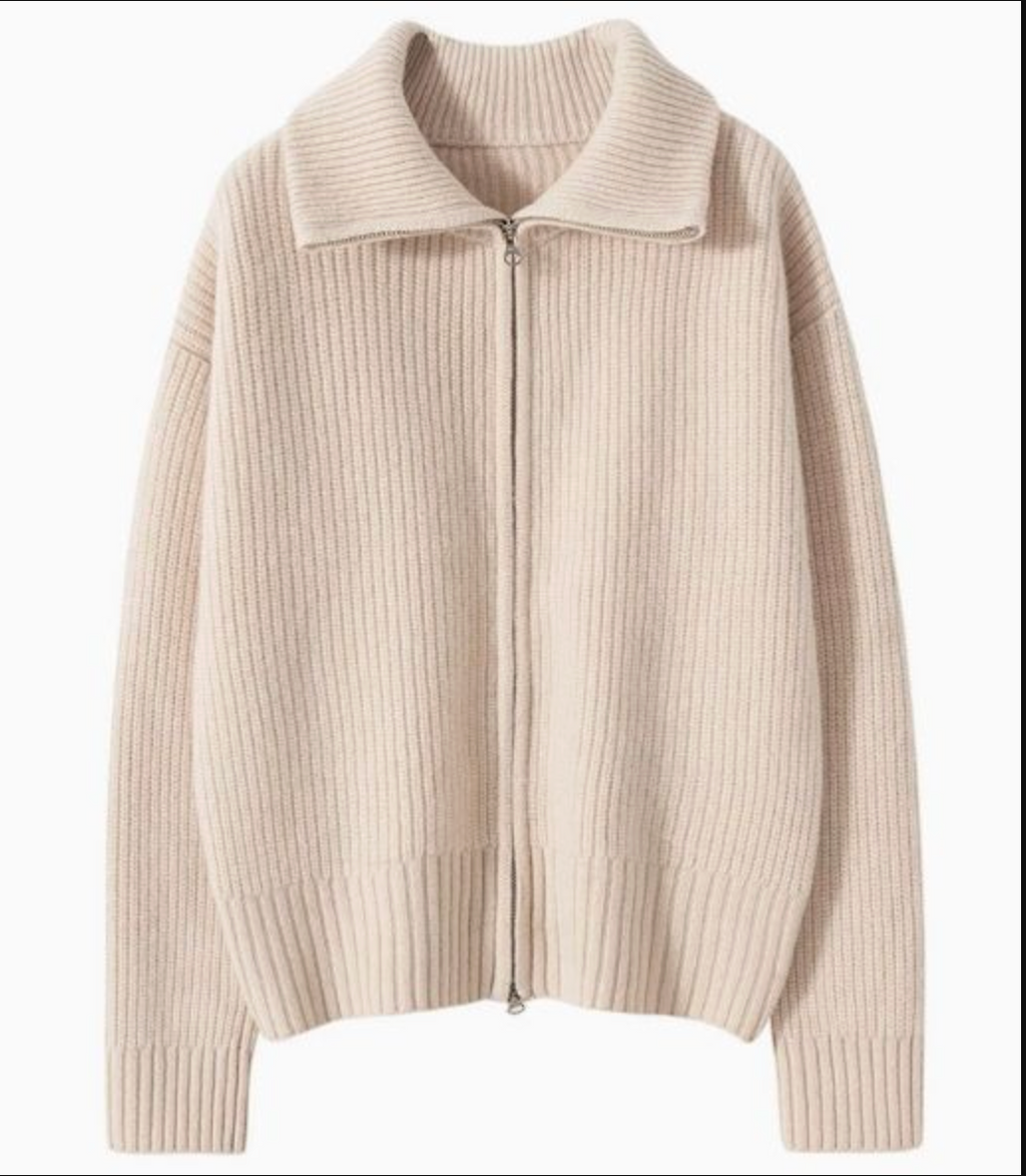 Women's Warm Lightweight Wool-Knit Sweater