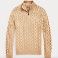 Men's Custom Cable Knit Pullover Sweater